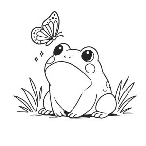 Desenho de sapo para colorir 30
