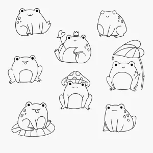 Desenho de sapo para colorir 31