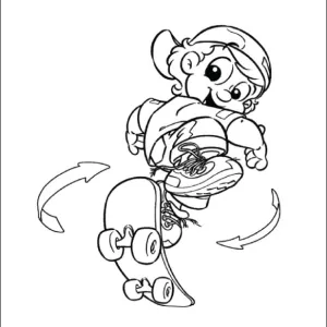 Desenho do Senninha para colorir 4