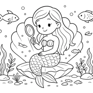 Desenho fofo para colorir 3