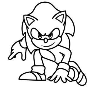 Desenho do Shadow the Hedgehog para colorir 6