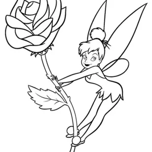 Desenho da Sininho para colorir 4