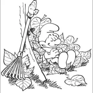 Desenho dos Smurfs para colorir 12