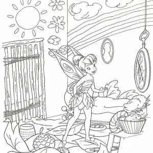 Desenho da Sininho para colorir 5