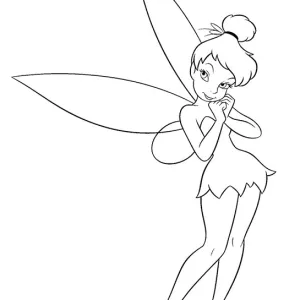 Desenho da Sininho para colorir 12
