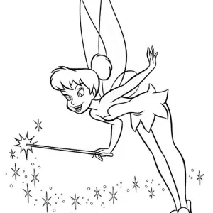 Desenho da Sininho para colorir 13