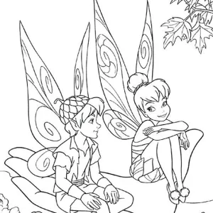 Desenho da Sininho para colorir 14