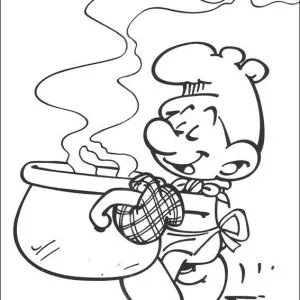 Desenho dos Smurfs para colorir 13