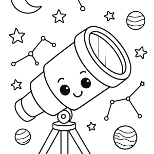 Desenho do Sistema Solar para colorir 22