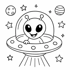 Desenho do Sistema Solar para colorir 26