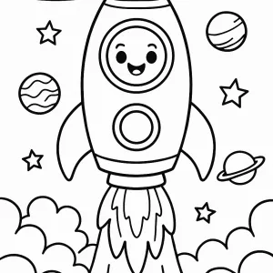 Desenho do Sistema Solar para colorir 27