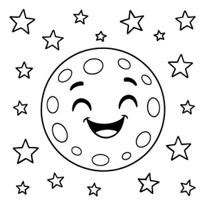 Desenho do Sistema Solar para colorir 28