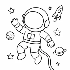 Desenho do Sistema Solar para colorir 30