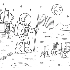 Desenho do Sistema Solar para colorir 33