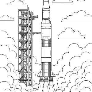 Desenho do Sistema Solar para colorir 37