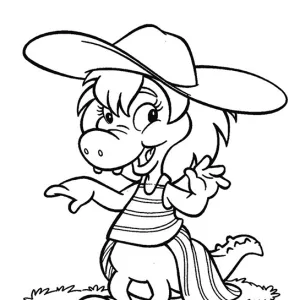 Desenho do Sítio do Picapau Amarelo para colorir 2