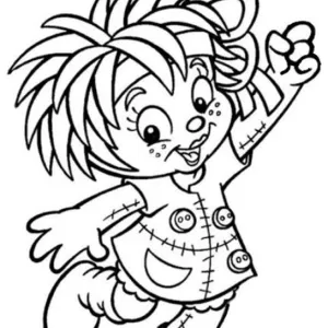 Desenho do Sítio do Picapau Amarelo para colorir 4