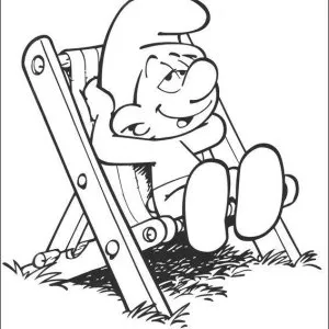 Desenho dos Smurfs para colorir 16