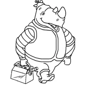 Desenho do Sítio do Picapau Amarelo para colorir 7