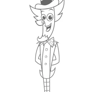 Desenho do Sítio do Picapau Amarelo para colorir 8