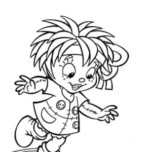 Desenho do Sítio do Picapau Amarelo para colorir 9