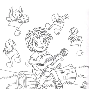 Desenho do Sítio do Picapau Amarelo para colorir 10