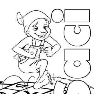Desenho do Sítio do Picapau Amarelo para colorir 14