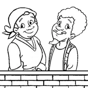 Desenho do Sítio do Picapau Amarelo para colorir 15