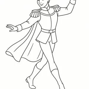 Desenho de príncipe para colorir 6