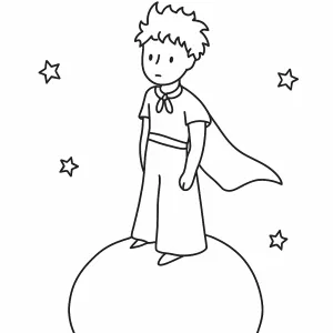 Desenho de príncipe para colorir 8