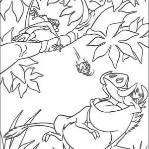 Desenho do Rei Leão para colorir 25