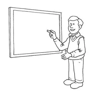 Desenho de profissão para colorir 27
