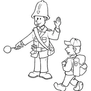 Desenho de profissão para colorir 30