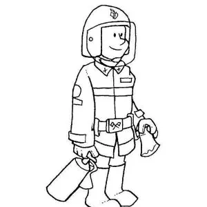 Desenho de profissão para colorir 36