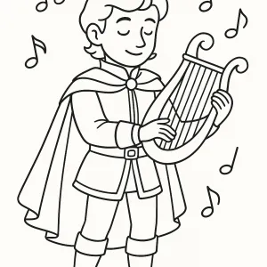Desenho de príncipe para colorir 11