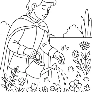 Desenho de príncipe para colorir 12