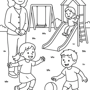 Desenho de professor para colorir 18