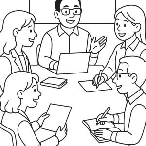 Desenho de professor para colorir 20