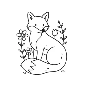 Desenho fofo para colorir 5