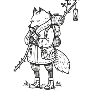 Desenho fofo para colorir 6