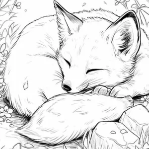 Desenho de raposa para colorir 14