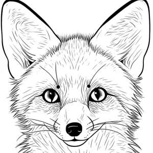 Desenho de raposa para colorir 15