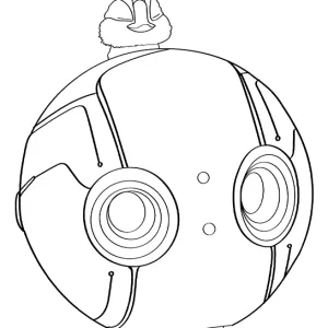 Desenho do Robot Selvagem para colorir 7