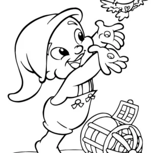 Desenho do Saci Pererê para colorir 9