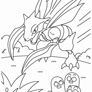 Desenho Pokémon para colorir 29
