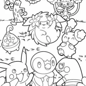 Desenho Pokémon para colorir 31
