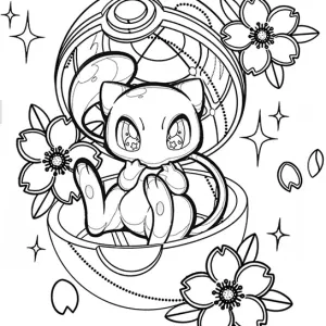 Desenho Pokémon para colorir 33