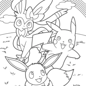 Desenho Pokémon para colorir 35