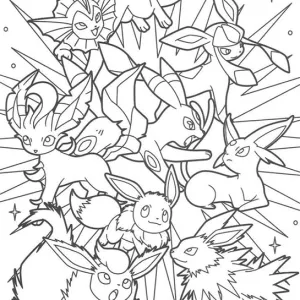 Desenho Pokémon para colorir 36
