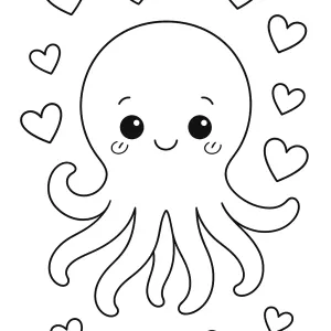 Desenho de polvo para colorir 10
